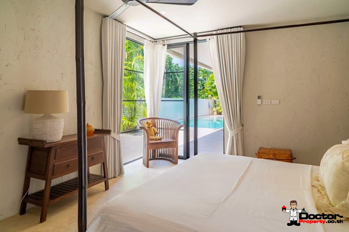 2 Bedroom Pool Villa just 50 metres to the Beach in Leam Sir, Koh Samui – For Sale